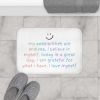 Positive Affirmation Bath Mat